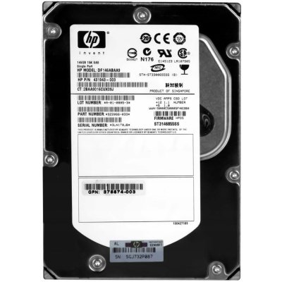 HP 146 GB 3,5" SAS-1, 3Gbps, 431943-003