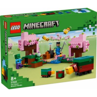 LEGO® Minecraft 21260 Zahrada s rozkvetlými třešněmi – Zboží Živě