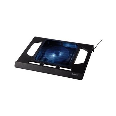 Chladicí podložka Hama pro notebook do 17,3" Chladicí podložka, pod notebook, do 17,3", USB, LED podsvícení, černá 53070 – Sleviste.cz