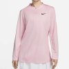 Dámské sportovní tričko Nike Golf Dri-Fit UV Club HZ TOP růžová