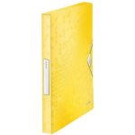 LEITZ Desky s gumičkou Wow Jumbo, žlutá, 30 mm, PP, A4 – Hledejceny.cz