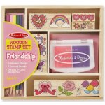 Melissa & Doug Dřevěná razítka Přátelství – Hledejceny.cz