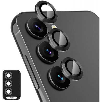 ENKAY 69444 ALU Sklo pro fotoaparát Samsung Galaxy A05s černé – Zboží Živě