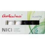 Sada elastických nití Ariadna Talia (6x180m) - Elastic White&Black – Zboží Mobilmania