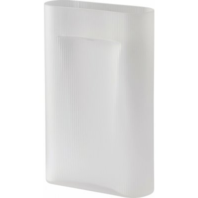 Muuto Váza Ridge 49, White Frosted Glass, RIDVAS48A06 – Hledejceny.cz
