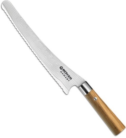 Böker Solingen Damaškový Nůž na chléb Damast Olive 23 cm