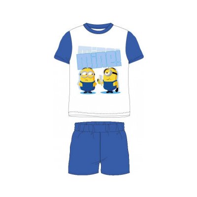 Chlapecké pyžamo Mimoni bílá modrá