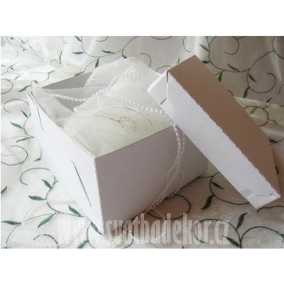 Dortová krabice 14x14x9 cm - malá výslužka – Zboží Mobilmania