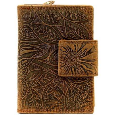 Gregorio s ornamenty květin hnědá – Zboží Mobilmania