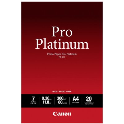 Canon PT-101, A4, 300g, lesklý, 20 listů 2768B016 – Hledejceny.cz