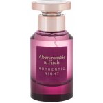 Abercrombie & Fitch Authentic Night parfémovaná voda dámská 50 ml – Hledejceny.cz