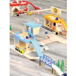 Small Foot Dřevěná autodráha T křižovatka – Zboží Dáma