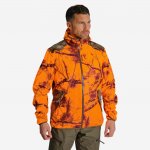 SOLOGNAC bunda nepromokavá nešustivá Light 500 Treemetic fluo oranžová – Zbozi.Blesk.cz