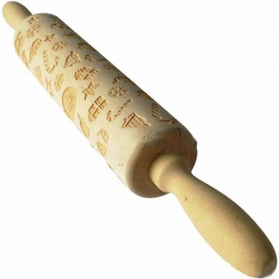 Dřevěný váleček - vánoční motiv – Hledejceny.cz
