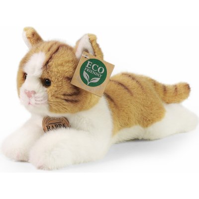 Eco- Friendly Rappa kočka ležící hnědo bílá 17 cm – Hledejceny.cz