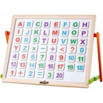 Woody magnetická tabulka s ABC na stůl – Zboží Dáma