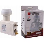 Opticum LNB Robust Mono Twin 0,1dB 4,3 st – Zboží Živě