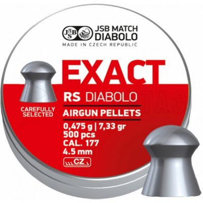 Diabolky JSB Exact RS 4,52 mm 500 ks – Hledejceny.cz