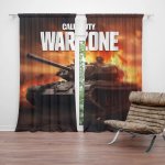 Závěsy Call of Duty Warzone - tank: 2 ks - 140x250 cm - Sablio – Hledejceny.cz