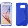 Pouzdro a kryt na mobilní telefon Samsung Pouzdro S Case Samsung S6 G920 - S-case - modré