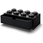 LEGO® stolní box 8 se zásuvkou 31,6 x 15,8 x 11,3 cm černá – Zboží Dáma