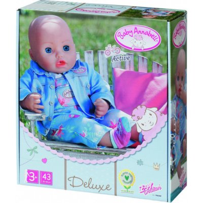 Zapf Creation Baby Annabell Džínové oblečení Deluxe 43 cm – Zbozi.Blesk.cz