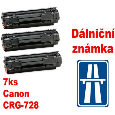 MP Print Canon 7ks CRG-728, + dálniční známka – Zbozi.Blesk.cz