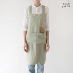 Linen Tales Sage zástěra zelená light – Hledejceny.cz