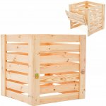 SunWood kompostér 1-komorový 512 l hnědý – Zboží Mobilmania