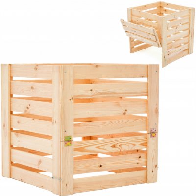 SunWood kompostér 1-komorový 512 l hnědý – Zboží Mobilmania