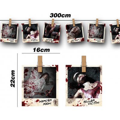 Guirca Guirca Girlanda Halloween zločin 274 cm – Zboží Dáma Guirca Guirca Girlanda Halloween zločin 274 cm – Zboží Dáma