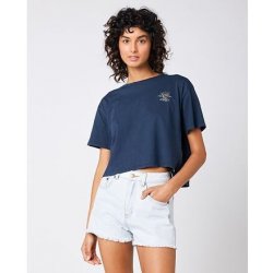 Rip Curl SEARCH ICON CROP TEE Navy