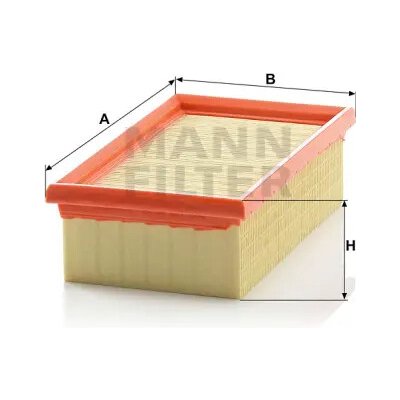 MANN FILTER Vzduchový filtr C 2163 – Hledejceny.cz