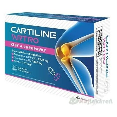 Cartiline Artro glukosamin a chondroitin 60 tablet – Hledejceny.cz