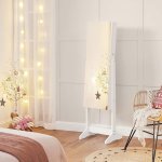 Songmics stojací skříňka na šperky a make-up bílá JJC002W01 – Zboží Dáma Songmics stojací skříňka na šperky a make-up bílá JJC002W01 – Zboží Dáma