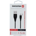 Swissten 71504403 USB 3.1 typ A na typ C, konektor 9mm, 1,5m, černý – Sleviste.cz