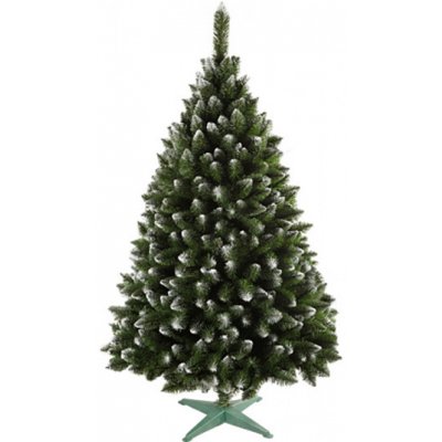 Nohel Garden Stromek JEDLE umělý vánoční s bílými konci + stojan 160cm – Zboží Mobilmania