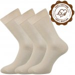 Lonka HABIN ponožky 100% bavlna balení 3 páry béžová – Zboží Mobilmania