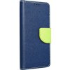 Pouzdro a kryt na mobilní telefon Samsung Pouzdro Mercury Fancy Book SAMSUNG GALAXY A72 5G navy modré / limonka