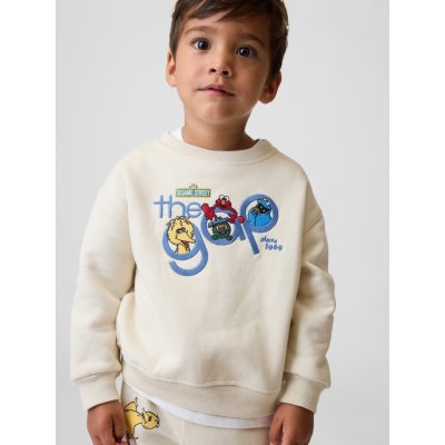 Baby mikina Gap & Sesame Street VintageSoft Béžová – Hledejceny.cz