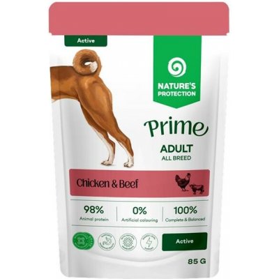 Nature's Protection Prime Dog Active Chicken/Beef 85 g – Sleviste.cz