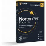 Norton 360 PLATINUM 100GB 1 uživatel 20 lic. 1 rok (21428036) – Zboží Živě