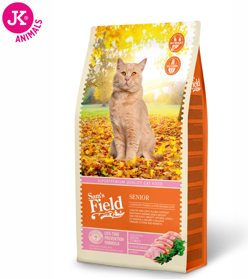 Sam's Field Cat Senior superprémiové granule 7,5 kg