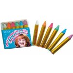 Barvy na obličej a tělo 6 ks perleťové – Zboží Dáma