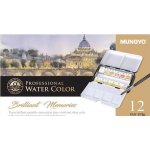 Akvarelové barvy Brilliant Memories 12 ks Mungyo – Hledejceny.cz