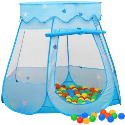 vidaXL dětský stan na hraní s 250 míčky modrá 102 x 102 x 82 cm – Zboží Mobilmania