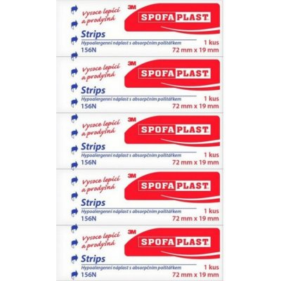 Spofaplast náplast kusová textilní 72 x 19 mm 5 ks – Zbozi.Blesk.cz