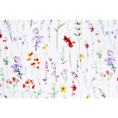 Darré Bavlněná látka Divoké květiny š.160 bavlna – Sleviste.cz