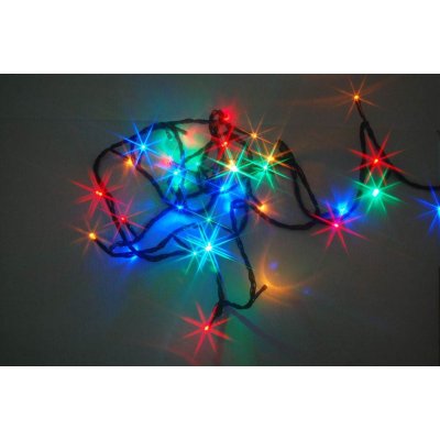 Nipeko LED vánoční venkovní řetěz s časovačem PROMO 180 LED 28m různobarevná 9430651