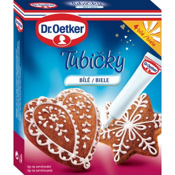 Dr. Oetker Tubičky bílé 4 ks 76 g